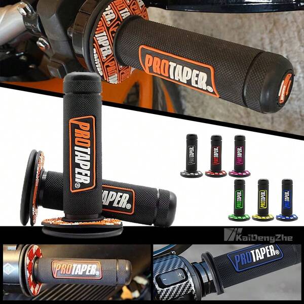 2pcs 22 25mm Modified Motorcycle Grips Handle Bar For Pit Bike Motocross Motorbike Rubber GEL Grip Universal