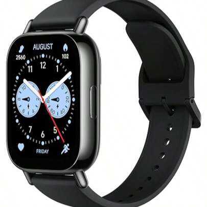  Xiaomi Redmi Watch 5 Lite Global,For Man And Women 1.96" Amoled Up To 18 Days Battery GNSS Dual Mic 150+ Workout Modes 5ATM Water Resistance Heart Rate Sensor (Black)