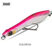 KINGDOM 95mm 110mm Surf-Dogger 人工釣魚誘餌 Z-Action 鉛筆式波普 長距離投擲 浮沉式 硬餌 ABS 材質 螢光尾部 適用淡水與鹹水釣魚 初學者與經驗釣客皆宜 - 彩色 - 查看 21