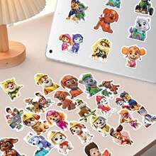 Paw Patrol 85 miếng dán  dễ thương, chất liệu PVC, dùng để trang trí điện thoại, ván trượt, hành lý, tủ lạnh, tranh vẽ graffiti, quà tặng tiệc tùng - Nhiều màu - Xem 3