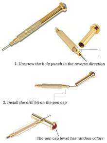 6/12pcs Grid Gold & Silver Nail Art Accessories Open Rings Connector Single Rings Metal Rings DIY Jewelry Making Materials For Bracelet, Necklace, Beading, Pendant Nail Supplies Nails Nail Charms - Multicolor - View 6