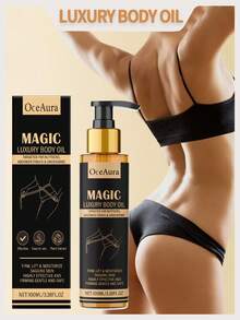 100ml Firming Body Essence Oil, Lightweight Moisturizing Body Massage Oil Designed For Body Care, Comfortable And Unburdensome, Tightens Skin And Enhances Skin Elasticity For A Firming Effect. - Minyak Tubuh - View 4