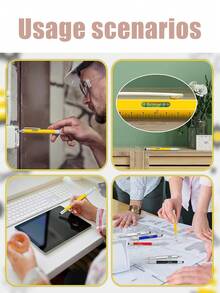 1/30pcs Multi-Functional Tool Pen, Ideal Gift For Men, With Ballpoint Pen/Screwdriver/Level/Ruler, Portable Multifunctional Tool For Home Repair/Office/School Projects, Back To School - Multicolor - View 7