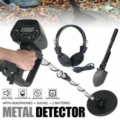 Underground Metal Detector GTX4030 Gold Treasure Hunter Tracker Sound Metal Circle Detector Adjustable Length With Headphone Jack