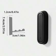 4 PEÇAS/2 PEÇAS/1 PEÇA Gancho Magnético Invisível Dobrável, Ganchos de Parede de Banheiro de Liga de Alumínio Dourada, Ganchos de Porta de Quarto para Armário, Lenço, Chapéu, Roupão, Chave, Bolsa, Casaco (Com Parafusos, Furos a Serem Perfurados)