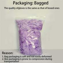 11.42 Inch/29cm Extra Long Disposable Light Purple Nitrile Gloves, Durable, Waterproof, Multi-Purpose, Suitable For Kitchen Cleaning, Tattooing, Hair Dyeing, Salon, Barbecue And General Household Use, Household Gloves, Multi-Purpose Protective - Purple - View 9