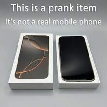 Ein super realistisch aussehendes Handymodell, aber dies ist kein echtes Telefon, es hat keine nutzbaren Telefonfunktionen, geeignet für Heimdekoration, Filmrequisiten, üblicherweise als Streich-Geschenke für Familie und Freunde, Aprilscherz-Requisiten