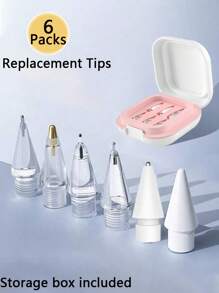 Replacement Pencil Tips Compatible With Apple Pencil 1 2 Pro Gen Universal Soft Nibs Tablet Pen Tip For IPencil IPad Pro Stylus Pen Nib Gifts For Mother, Family, Friends, Birthday, Holiday Pen Accessories