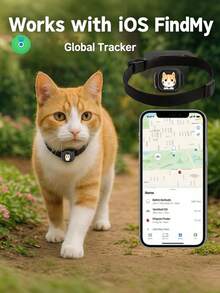 IOS Only, Not Compatible With Android. Pet Precise Anti-Lost Tracker, Suitable For IOS System, Can Track Cats, Dogs And Other Pets, Universal Collar, Compatible With Apple Tracker, Similar To Airtag IOS Tracker. Only Supports IOS Find Function, Not Compatible With Android Devices. Animal Tracking Solution, Pet Location Monitoring, IOS Pet Collar, Plastic Shell, Universal Collar Design, IOS Pet Owner, Urban Pet Guardian, Adjustable Collar. - Multicolor - View 6