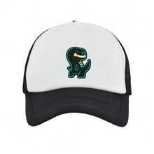 1 Stück Cartoon Muster Mesh Baseball Kappe, modisch und vielseitig, unisex