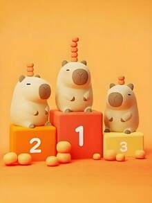 Cute Capybara Night Light, Buffalo Night Light, Soft LED Light. Toggle Switch, Novelty Animal Night Light, Suitable For Desktop, Dorm, Bedroom, Homecoming Decoration, Birthday And Christmas Gift, Ornament, Sleeping Companion