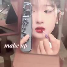 2-częściowe przenośne lusterko do makijażu, lusterko ze skóry PU, składane, lusterko podróżne, idealne na prezent, niezbędne akcesoria podróżne, niezbędne akcesoria do makijażu, łatwe do przechowywania na Boże Narodzenie, idealne na prezenty świąteczne, na powrót do szkoły, przenośne składane lusterko do makijażu ze skóry PU