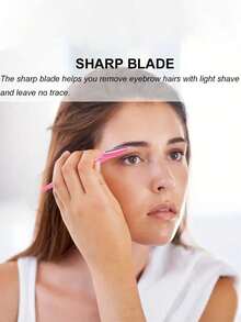 12/24/40 件不锈钢修眉刀 - 无香型多功能脱毛工具，易于撕碎，无香型精密刀片，可打造完美眉形，修眉刀