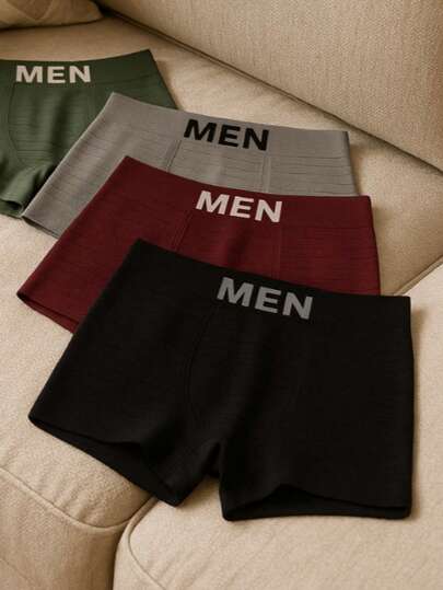 Kit 05 Cueca Men Sem Costura Masculina Elastano Máximo Conforto o Dia Todo