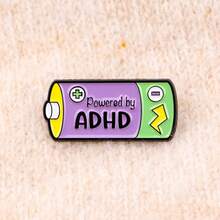 ADHD Enamel Pin Lapel Pins Badges On Backpack Women's Brooch Clothes Gift Jewelry Fashion Accessories - NR12415 - View 7