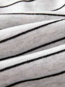 Bhchntiy 3 Stücke/Set Baby/Kleinkind Unisex Buchstabe A Muster, gestreift & einfarbig Lässig Mode Hosen Set, Herbst/Winter