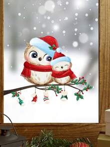1/2/3pcs Christmas Wall Stickers, Christmas Decoration Snowflake Bird Stickers, Living Room Window Glass Beautification Decorative Wall Stickers, Self-Adhesive And Detachable, No Electricity Required.Perfect And Christmas Gift For Couples, Parents And Friends. Christmas Decorations Christmas Decorations Home Home Decor Room Decor