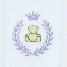 Soft 100% Cotton Double Embroidered Shoulder Diaper For Baby - 紫丁香 - 查看 2
