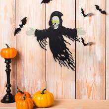 Halloween Mini Figurine Horror Decorations Micro Models For Scary Party Haunted House Tabletop Display Trick Or Treat Accessories - Black - View 3