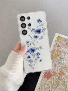 1 chiếc ốp lưng điện thoại từ tính họa tiết hoa màu xanh tối giản, tương thích với Apple XS/XS Max/XR/11/12/13/14/14 Plus/15/15 Plus/16/16 Plus/7/8 Plus. - Nhiều màu - Xem 8