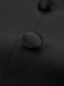 Tail Coat Jacket For Men - Long Black Evening Tailcoat With Peak Lapels, Luxury Wedding Gala Dinner Performance Costume Chorus Conductor Black Jacket Only - Black - View 7