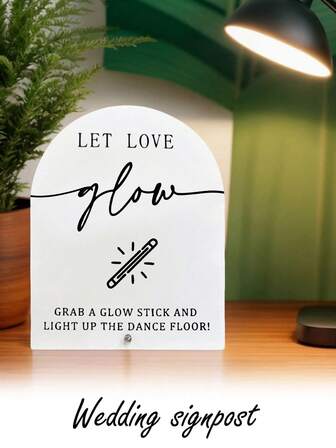 1pc The Arched Wedding Table Number (Acrylic Arched Sign) Is A Practical And Versatile Item That Combines Functionality And Decoration In Weddings And Various Parties, With A Wide Range Of Applicable Scenarios. At Wedding Receptions, It Can Serve As A Centerpiece To Adorn Each Dining Table.