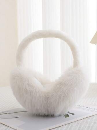 1 Piece Of Multi Colored Winter Earplugs With Foldable And Plush Ear Protection For Warmth And Antifreeze. Thickened Women's Multi Colored Ear Protectors Are Available. Winter Accessories