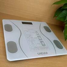 Weight Scale Electronic Scale, 396 Pound Digital Bathroom Scale, High-Precision Weight Scale With LCD High-Definition Display And Temperature Display (Switchable Between KG And Scale), Ultra Wide Platform, High-Precision Electronic Weighing - White Scale - View 3