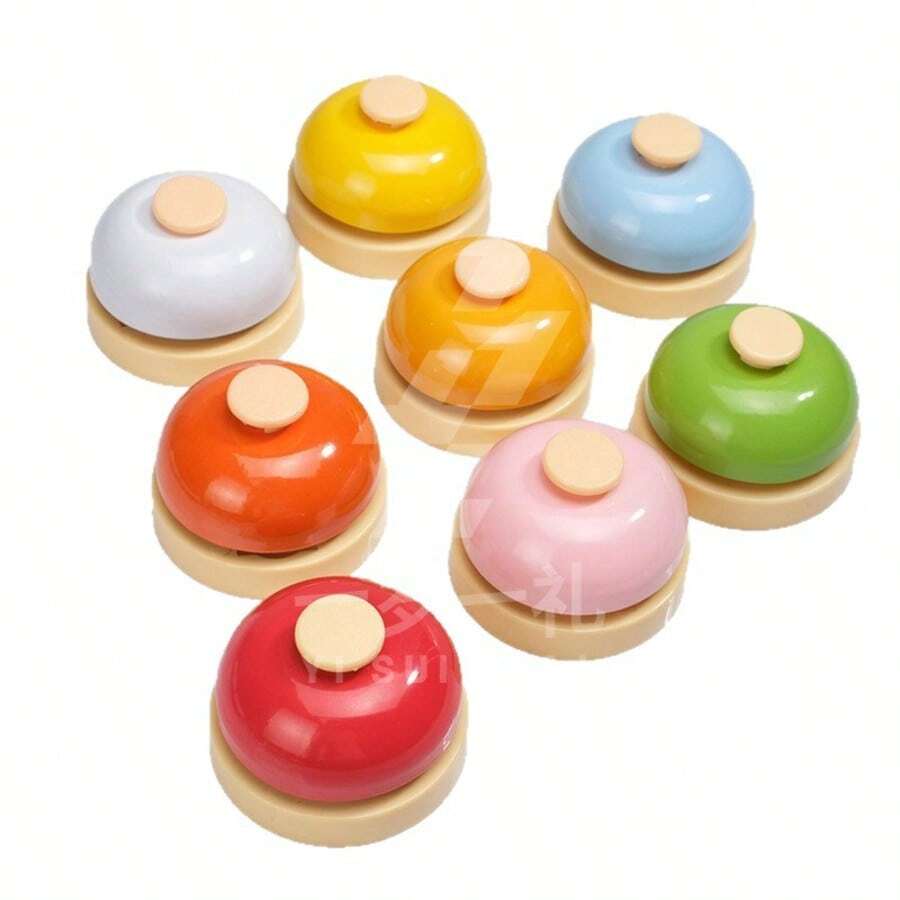 1 件手铃、宠物呼叫铃、晚餐铃、训练铃、游戏蜂鸣器 - 彩色 - 查看 1