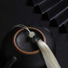 20 peças/10 peças/5 peças Estilos Diversos estilos estão disponíveis aleatoriamente para você escolher o Conjunto de Pingentes com Borla de Estilo Chinês. Feito à mão, Chaveiro e Pingente de Telefone com Borla DIY em Fibra de Poliéster