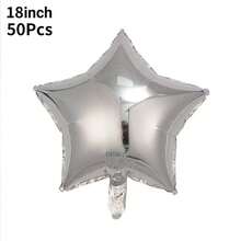 18" ,10" Star Balloons Foil Balloons Mylar Balloon For Birthdays Christmas, Halloween, New Year's Day,Baby Shower, Gender Reveal, Wedding, Magical Prom, Engagement Party Decoration