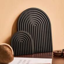 Cirelle 1pc Decorative Wood Cutting Board Wooden Board Rainbow Shaped Wood Serving Trays Boho Cutting Chopping Block Decor Serving Trays For Home Kitchen Decoration