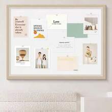 1 Stück Filz Pinnwand in verschiedenen Größen, vielseitige Fotoanzeige Tafel für Büro und Zuhause