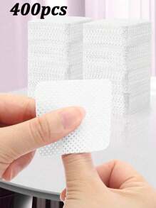 1000/400片装凝胶指甲油卸除湿巾，无绒卸甲湿巾，清洁棉片，批发化妆工具，清洁剂，美甲，指甲油卸除剂，无绒湿巾，清洁剂，棉片 - 白色 - 查看 23