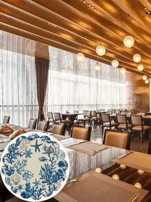 2/4/6/8/10 Stücke Tischsets Ozeanwelt, perfekt für Restaurant und Küchendekoration, Tischakzente