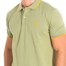 U.S. Polo Assn. Men Polo Shirts - Khaki - View 2