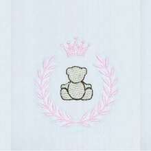 Soft 100% Cotton Double Embroidered Shoulder Diaper For Baby - Thed Rosa - View 2