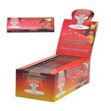 50 Booklets (2500 Sheets)/Box, HORNET Flavored Rolling Papers 1 1/4 Size, 50 Sheets/Booklet, Multiple Flavors Available, Portable Boxed Rolling Papers Smoking Accessories