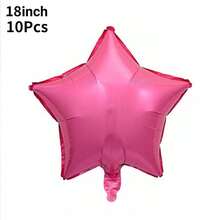 18" ,10" Star Balloons Foil Balloons Mylar Balloon For Birthdays Christmas, Halloween, New Year's Day,Baby Shower, Gender Reveal, Wedding, Magical Prom, Engagement Party Decoration