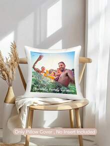 Customized Throw Pillow Cover, Home Textile, Christmas Home Decor, Breathable, Lightweight, Soft - Multicolor - View 6