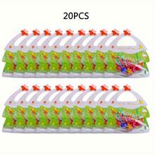 20 pezzi/40 pezzi Sacchetti per spuntino a forma di albero di Natale con cerniera - Adatti per caramelle, cioccolato, biscotti e torrone - Confezioni regalo per feste sigillate - Confezioni regalo per spuntino natalizi per regali e eventi festivi