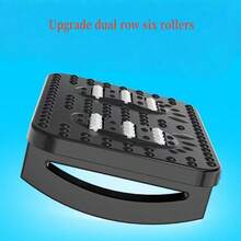 Living Room Sofa Foot Massage Stool, Internet Game Desk Foot Massage Stool, Office Sedentary Tool, Foot Pedal Anti Warping Cross Legged Desk Height Increasing Footrest, Office Footrest, Can Relieve Foot Fatigue - Multicolor - View 5