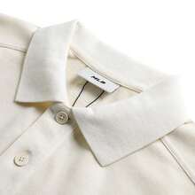 MLB Polo-Shirts für Damen und Herren – Basic Washing Over Fit Polo-Shirts – Bequem für Alltag, Fitness, Outdoor-Sport, Kurzarm-Polo-Shirts (3APQB0453-50CRD)