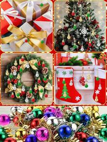 20/10 Stücke Mini Weihnachtskugeln, bunte runde Weihnachtsbaum Dekorationen, Hängedekoration, für Weihnachtsbaum, Kranz, Fenster, Garten, Feiertagsparty, Weihnachtsdekoration