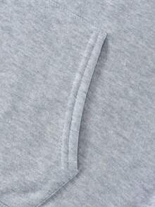 Mujer003 Sudadera de mujer Almacén local en México  invierno sudadera de manga larga cómoda suave Sudadera con capucha de color gris claro, estampada con "GAME GAME GAME Day" en negro y un patrón de balón de basketball naranja. - Gris - Ver 7