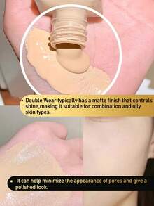 Estée Lauder Maquillaje de larga duración Double Wear - 1W1 Warm Porcelain, Maquillaje de cobertura completa, resistente al agua y al sudor, sin aceite, tamaño de viaje, 15ml/0.5oz - 1W1 - Ver 2