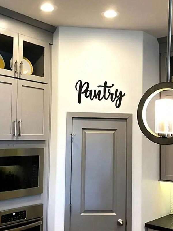 CIFbuy قطعة واحدة لافتة المؤن، ديكور جداري معدني لمنزل المطبخ والمطعم ومحل القهوة، ديكور جداري حديث للمزرعة، هدية تدشين المنزل، ديكور المنزل