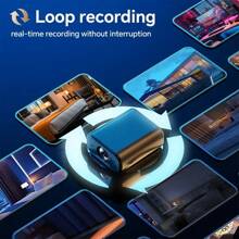 1pc Mini Full HD Wireless Camera, Supporting 2.4G WIFI Connection, High-Definition Night Vision, Remote APP Viewing, Loop Recording Function, Portable Design, Easy Installation, Small And Compact, USB Power Supply, Suitable For Home And Office Security Protection. - Black - View 9