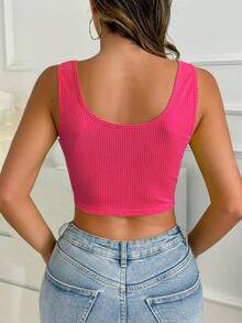 Regata Feminina com Corrente Borboleta Vazada BR039