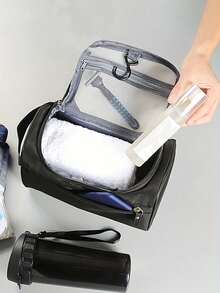 Large Capacity Hangable Toiletries Bag Storage Bag Makeup Bag Travel Toiletries Bag Travel Essentials For Holiday Vacation Bag For School Cruise Essentials Toiletry Bag For Women